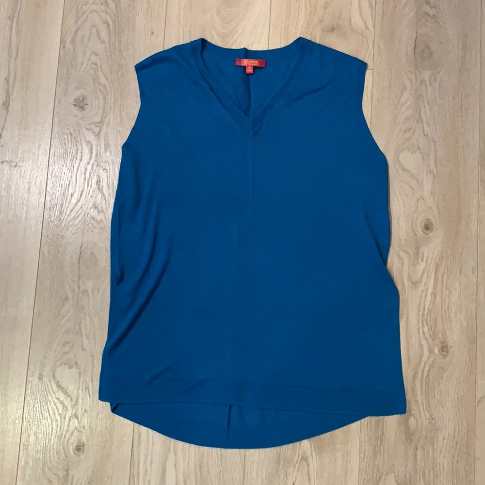 Catherine Malandrino (Sz XS Fits Sm to Med) V-Neck Sweater Vest